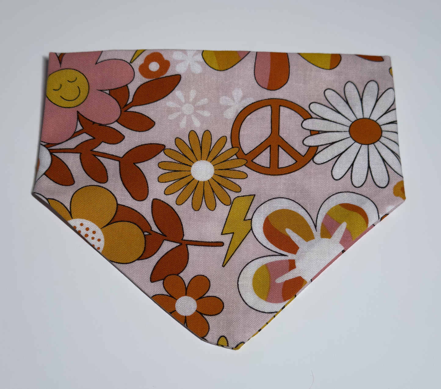 Peace & Paws Dog Bandana ✌️🌸